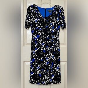 Jessica Howard Women’s Cowl Neck Floral Sheath Dress